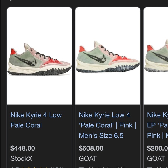 KYRIE 4 LOW PALE CORAL - Picture 6 of 6